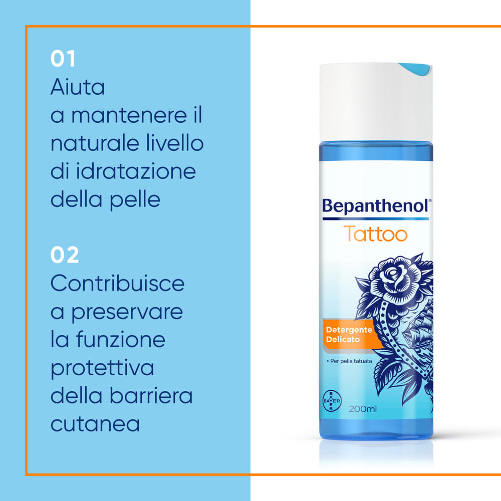 BEPANTHENOL TATTOO DETERGENTE DELICATO 200 ML