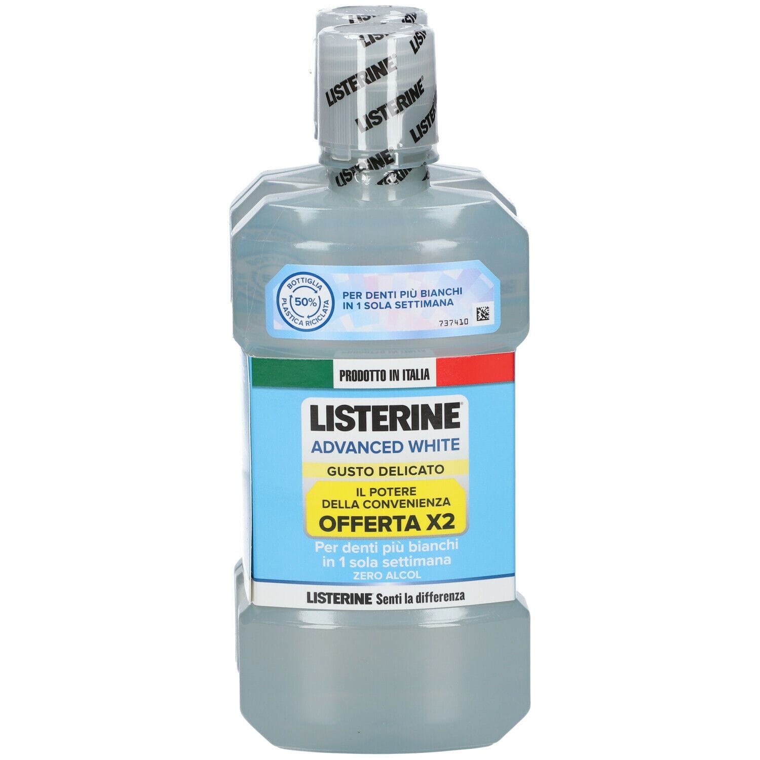 Listerine Advanced White Gusto Delicato Bundle 2 X 500 Ml