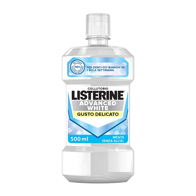 Listerine Advanced White Gusto Delicato 500 Ml