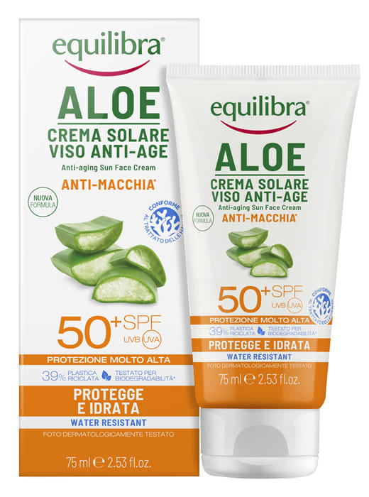CREMA SOLARE VISO 50+ ANTIMACCHIA