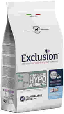 EXCLUSION MONOPROTEIN VETERINARY DIET FORMULA HYDROLYZED HYPOALLERGENIC FISH&CORN STARCH MEDIUM/L 12 KG