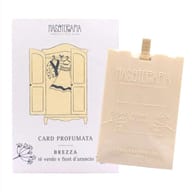 CARD PROFUMATA SINGOLA BREZZA DI TE' VERDE FIORI D'ARANCIO NASOTERAPIA