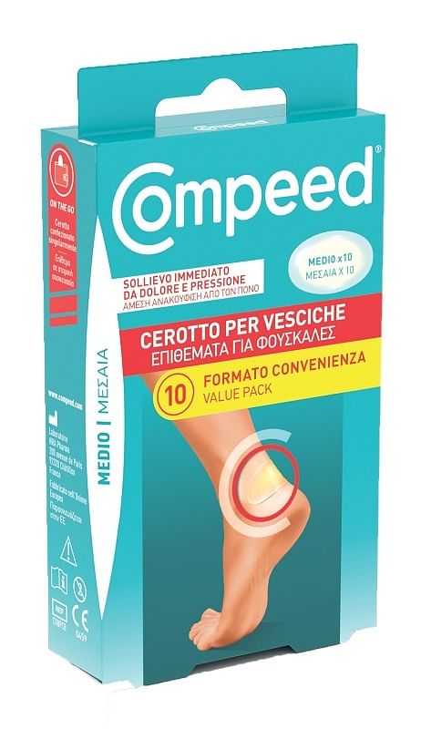 Cerotti Compeed Per Vesciche Medio 10 Pezzi Carton