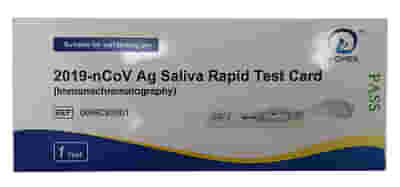 TEST ANTIGENICO RAPIDO COVID-19 V-CHEK AUTODIAGNOSTICO DETERMINAZIONE QUALITATIVA ANTGENI SARS-COV-2 IN TAMPONI SALIVARI MEDIANTE IMMUNOCROMATOGRAFIA