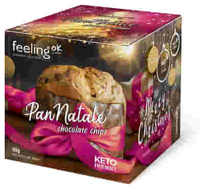 FEELING OK PAN NATALE CON GOCCE DI CIOCCOLATO 90 G