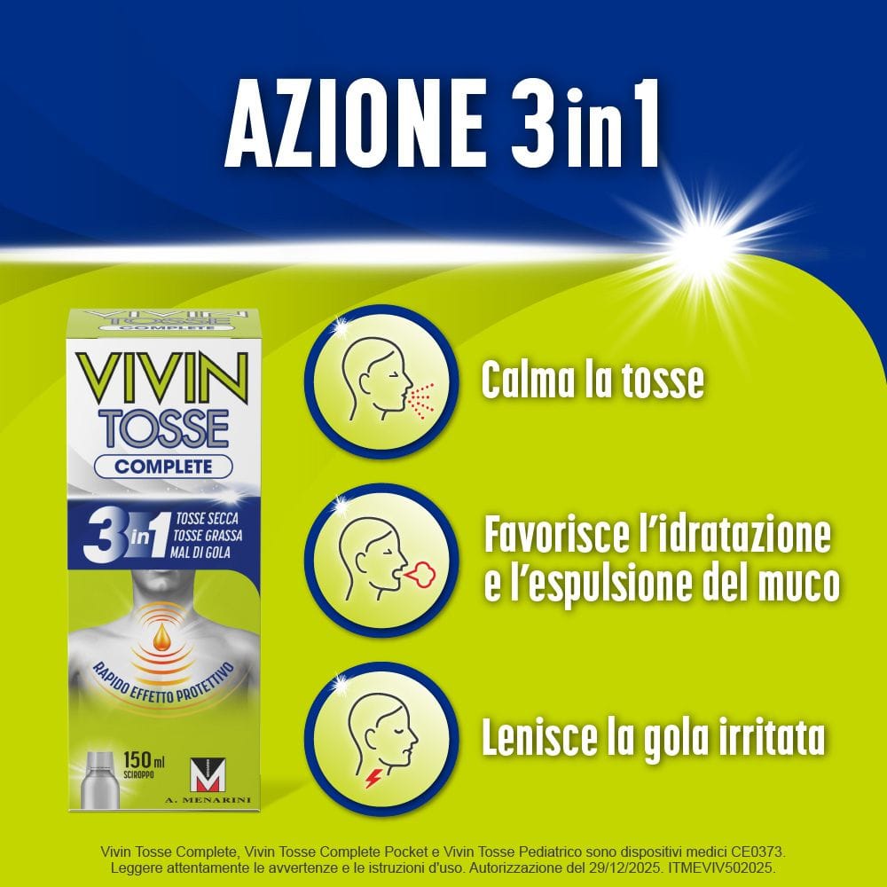 VIVIN TOSSE COMPLETE SCIROPPO PER TOSSE 150 ML