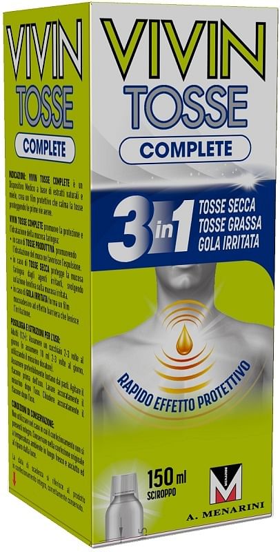 Vivin Tosse Complete Sciroppo Per Tosse 150 Ml