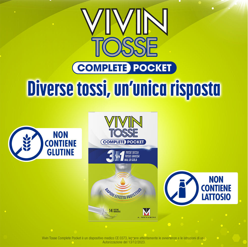 VIVIN TOSSE COMPLETE POCKET 14 STICK PACK DA 10 ML