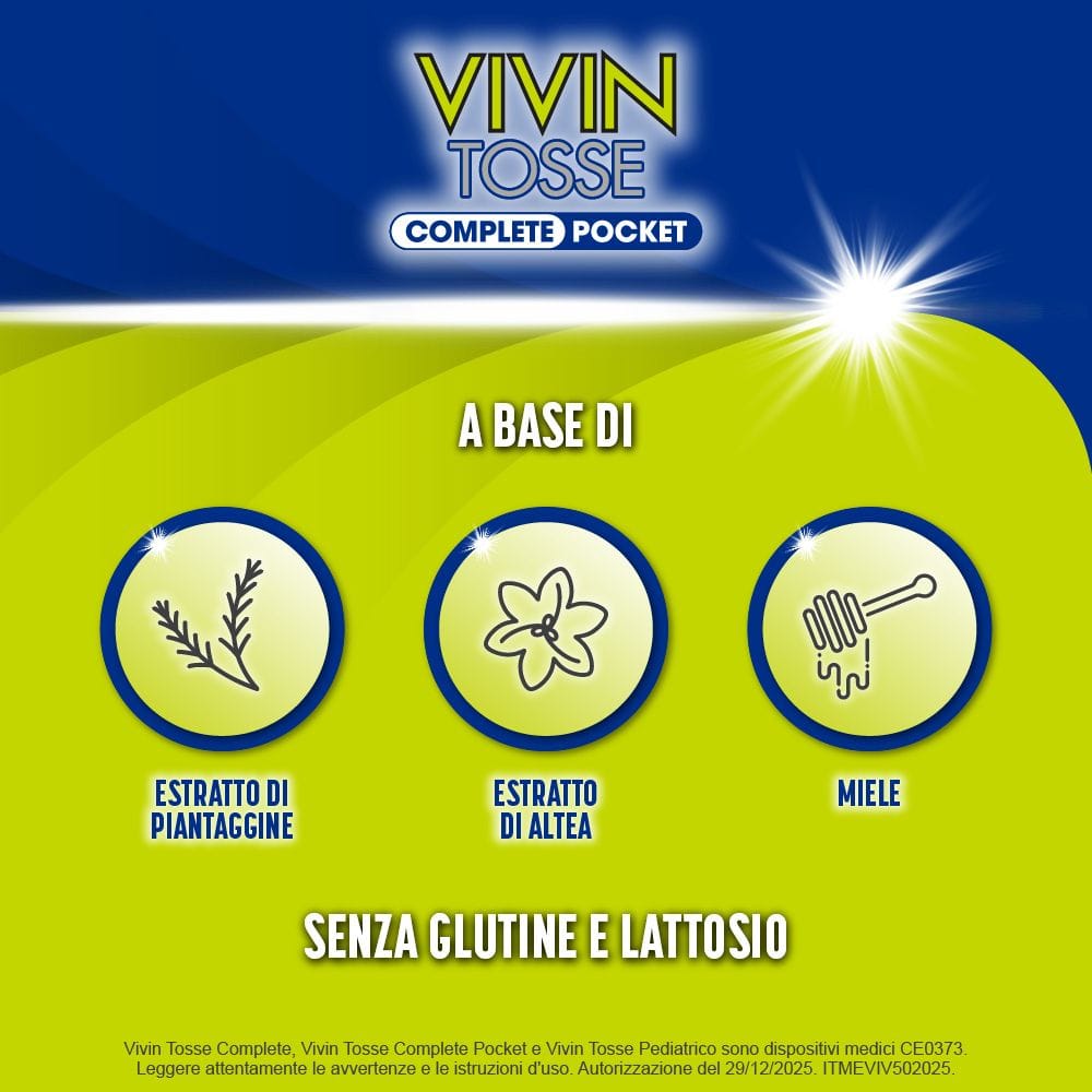 VIVIN TOSSE COMPLETE POCKET 14 STICK PACK DA 10 ML