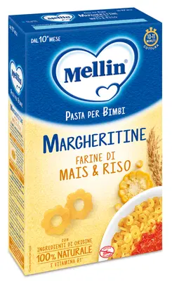 MELLIN MARGHERITINE CON MAIS E RISO 280 G MELLIN MARGHERITINE CON MAIS E RISO 280 G