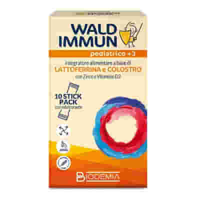 WALD IMMUN PEDIATRICO +3 10 STICK GUSTO CIOCCOLATO