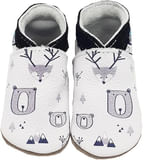 BABBUCCE ECOMIKRO L'ORSO SUOLA IN PELLE X-LARGE 18-24 MESI