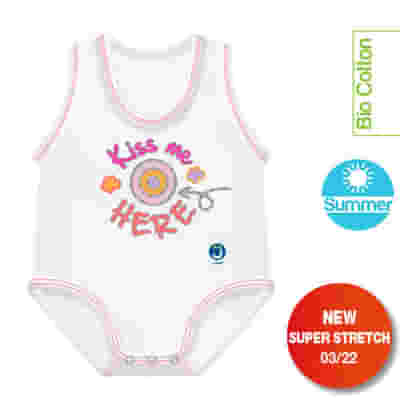 BODY 0-36 MESI BIO COTTON SUMMER KISS ME HERE