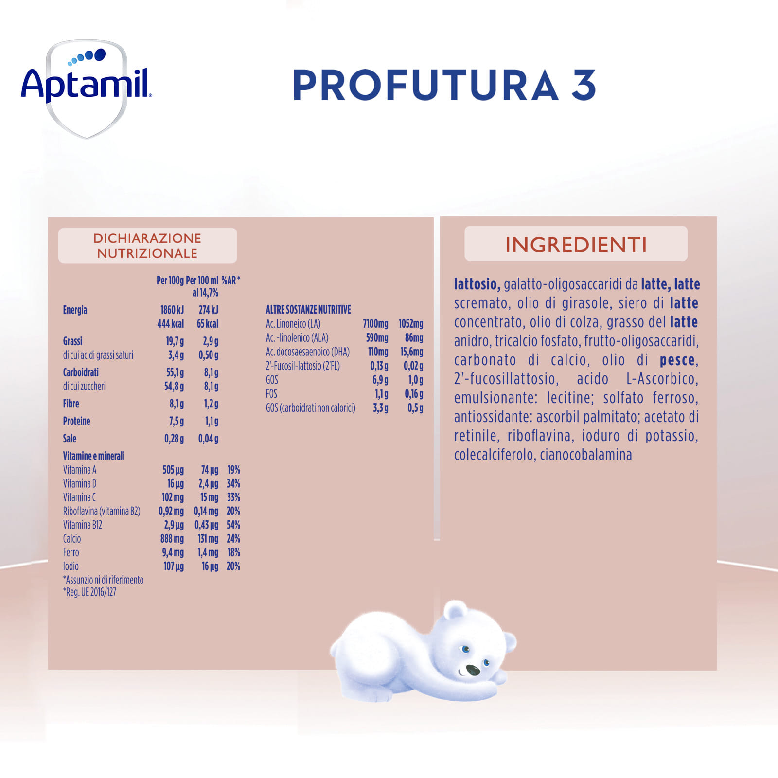 APTAMIL PROFUTURA 3 LATTE 800 G