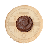 BISCOTTI DI PASTA FROLLA OCCHIO DI BUE CON CREMA ALLA NOCCIOLA 120 G