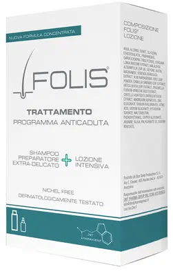 FOLIS TRATTAMENTO 1 LOZIONE 100 ML + 1 SHAMPOO 200 ML FOLIS TRATTAMENTO 1 LOZIONE 100 ML + 1 SHAMPOO 200 ML