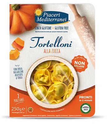 PIACERI MEDITERRANEI TORTELLONI ZUCCA 250 G PIACERI MEDITERRANEI TORTELLONI ZUCCA 250 G
