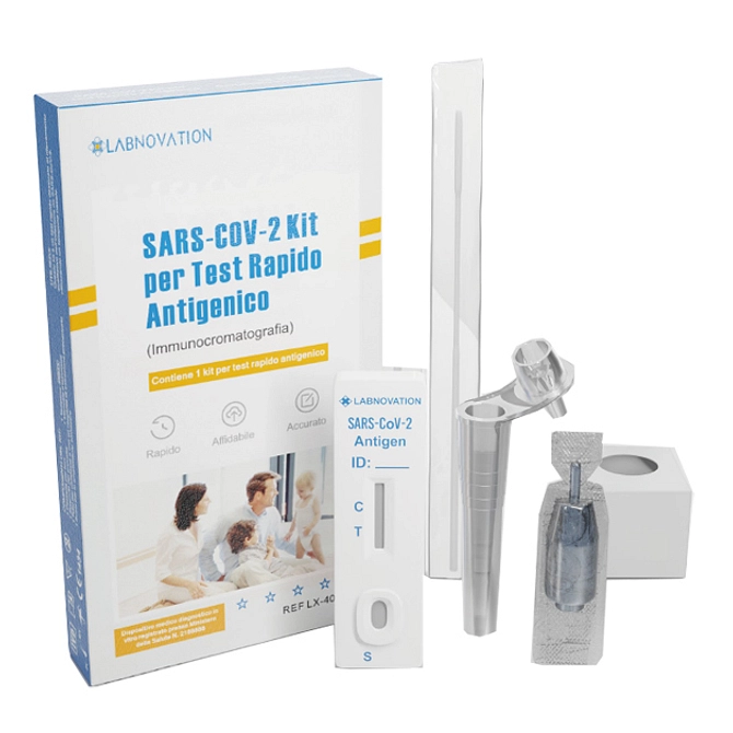 Test Antigenico Rapido Covid 19 Labnovation Autodiagnostico Determinazione Qualitativa Antigeni Sars Cov 2 In Tamponi Nasali Mediante Immunocromatografia