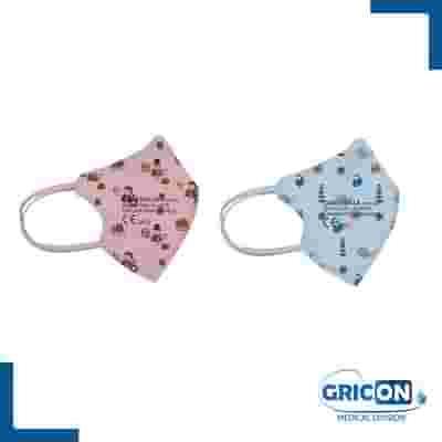 MASCHERINA FFP2 NR FUXIBIO COLORE ROSA MODELLO CARE 0961 25 PEZZI