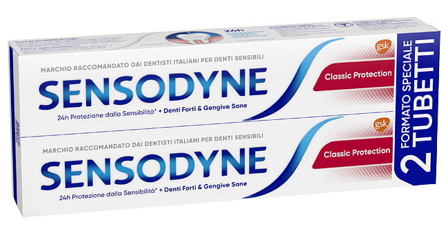 Sensodyne Classico Protection 2 X 75 Ml