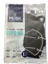 MUSK MASCHERINA FFP2 MUSK021 BLACK 1 PEZZO
