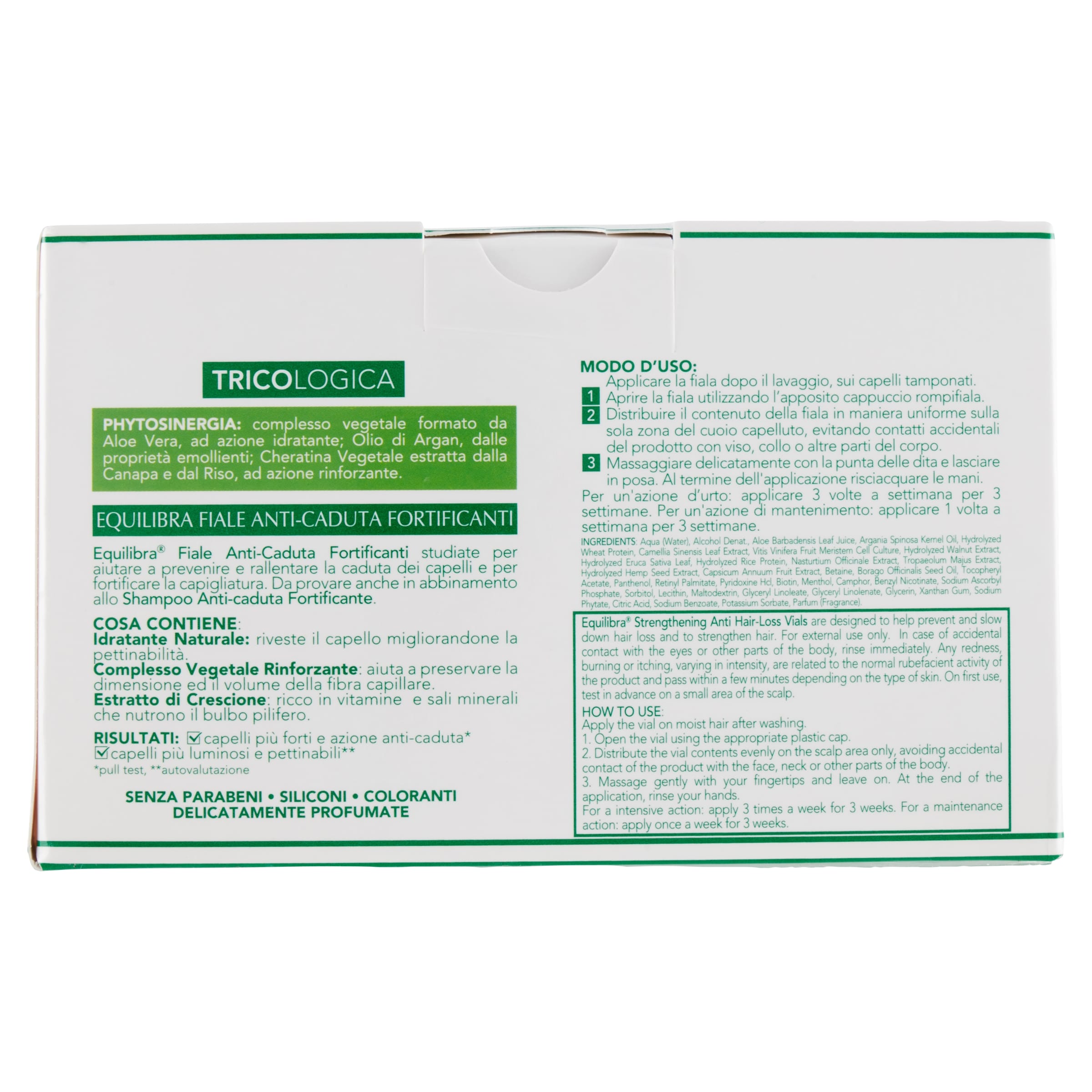EQUILIBRA TRICOLOGICA 10 FIALE ANTICADUTA FORTIFICANTI 8 ML
