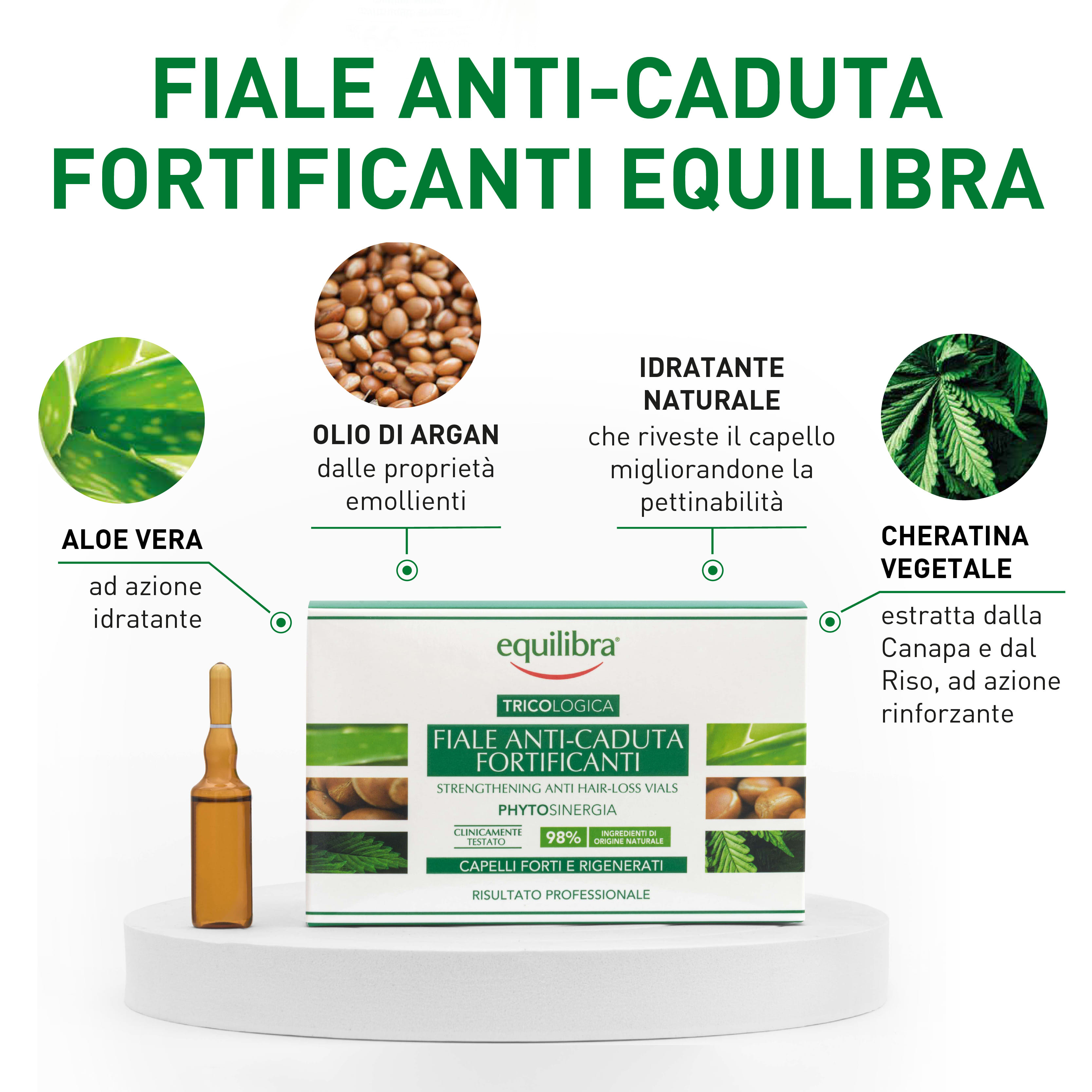 EQUILIBRA TRICOLOGICA 10 FIALE ANTICADUTA FORTIFICANTI 8 ML