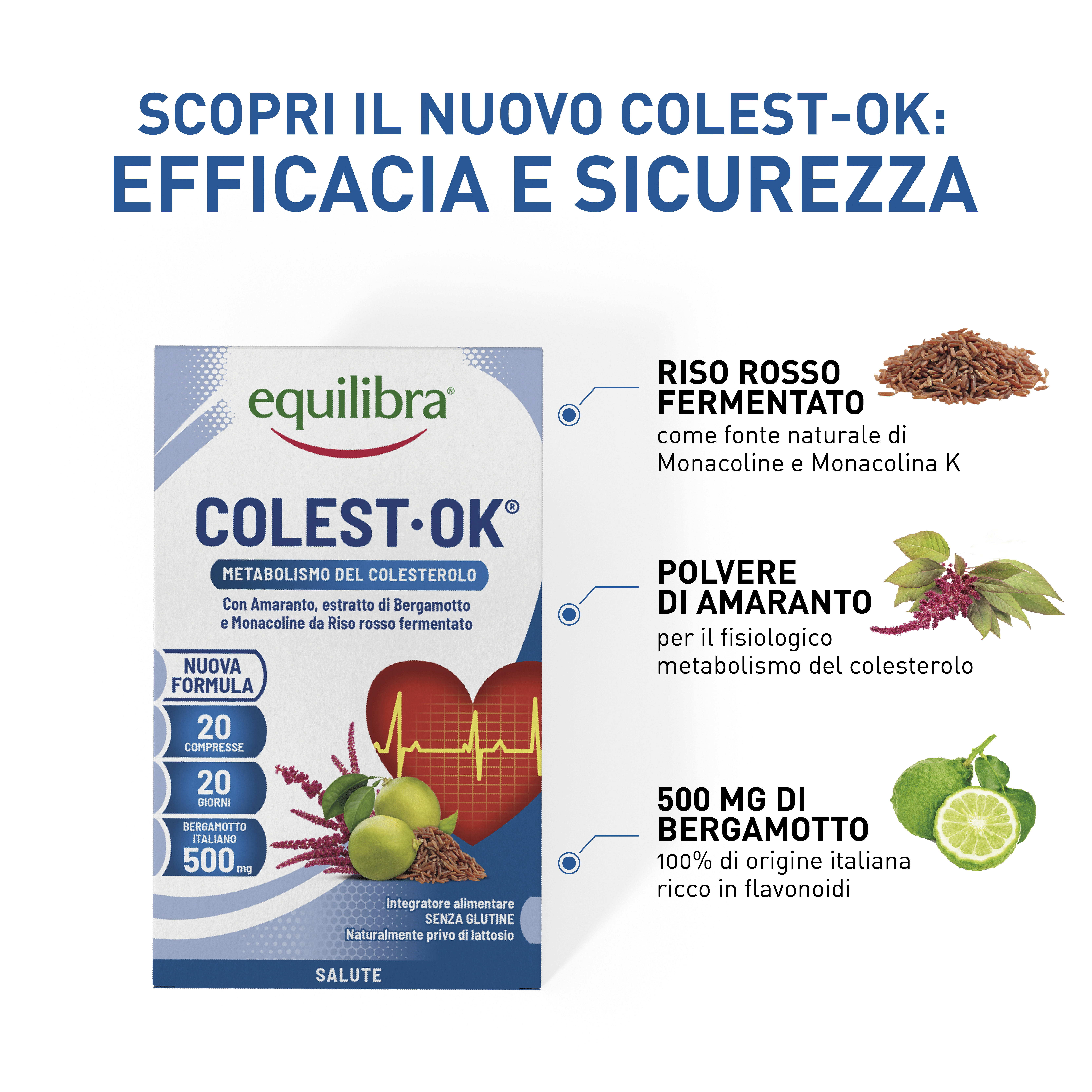 EQUILIBRA COLEST OK 20 COMPRESSE