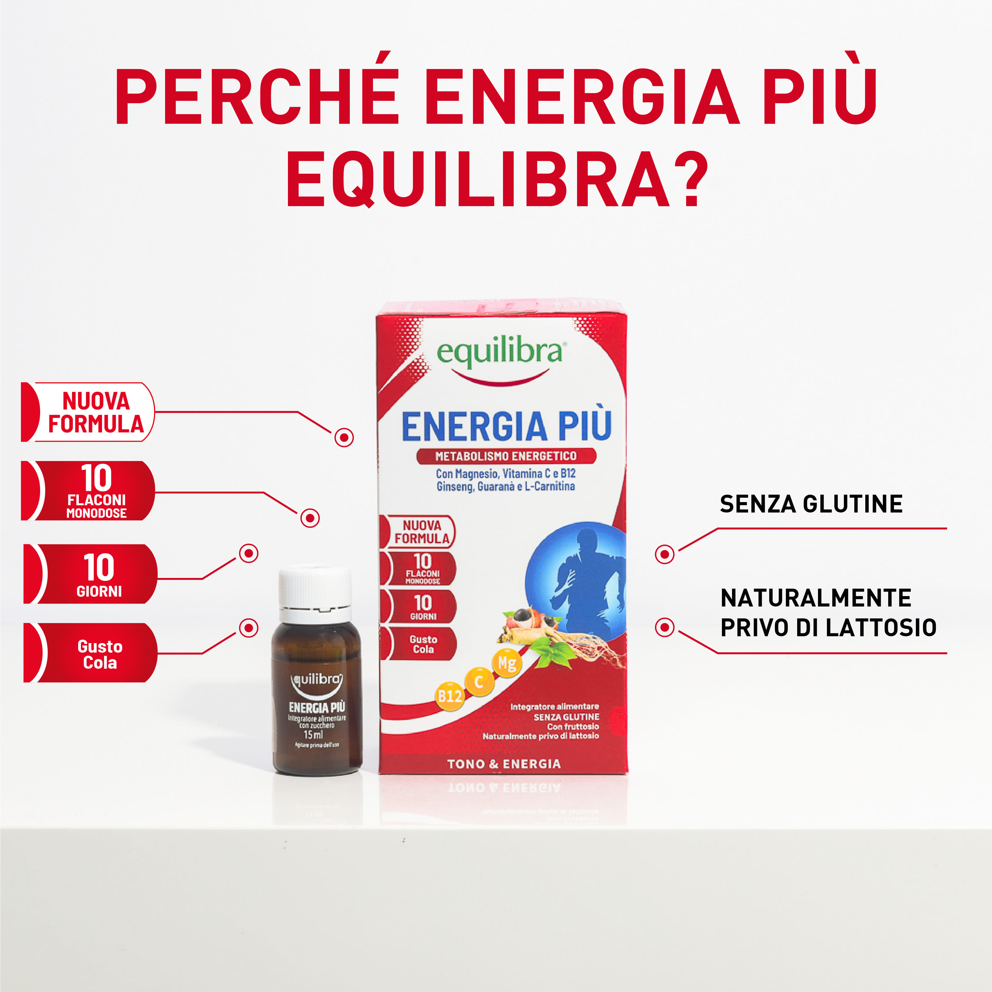EQUILIBRA ENERGIA PIU' 10 FLACONCINI