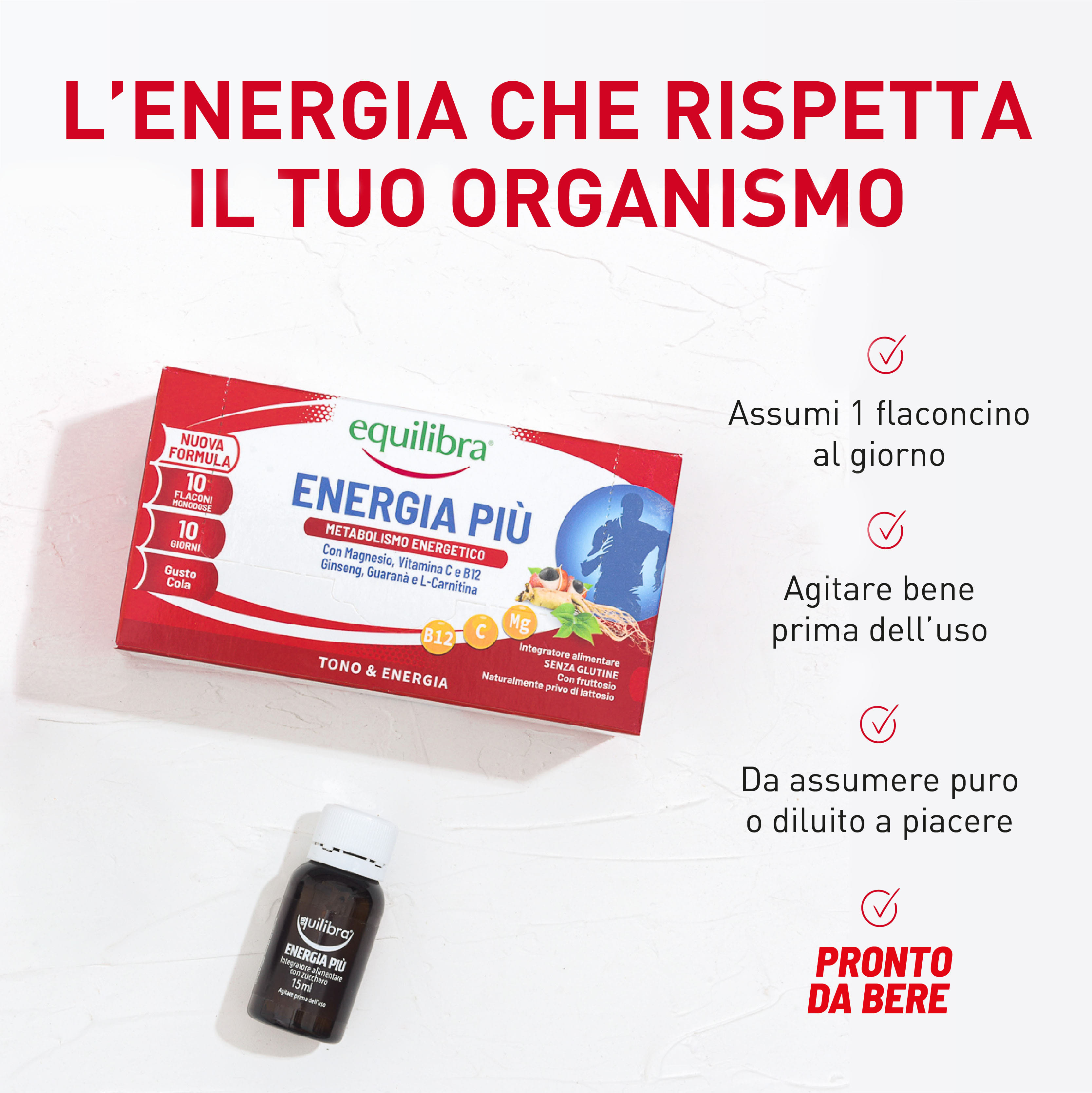 EQUILIBRA ENERGIA PIU' 10 FLACONCINI