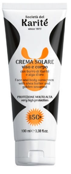 KARITE SOLE CREMA SOLARE VISO E CORPO SPF50+ 100 ML