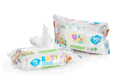 CLENDY SALVIETTE IMBEVUTE BABY CUDDLES 72 PEZZI