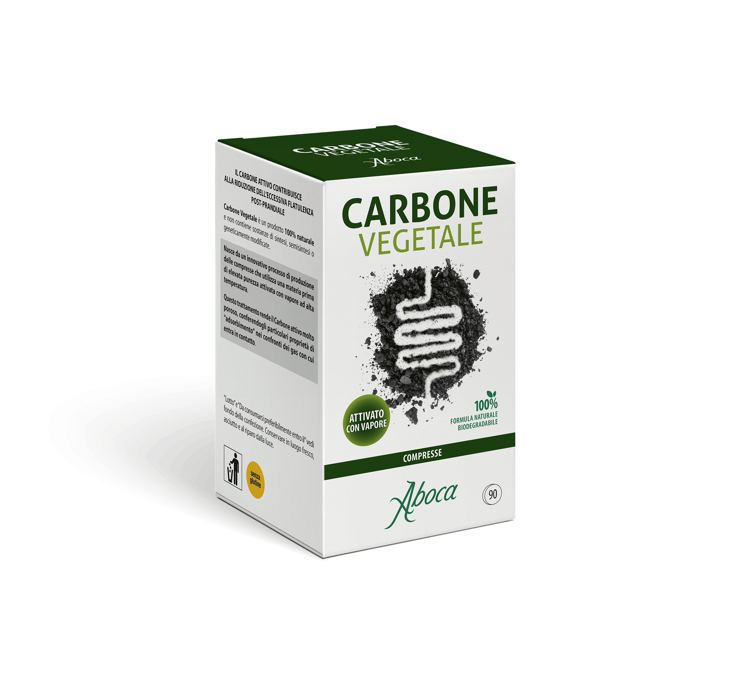 CARBONE VEGETALE 90 COMPRESSE