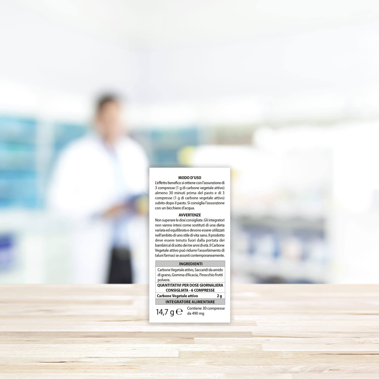 CARBONE VEGETALE 30 COMPRESSE
