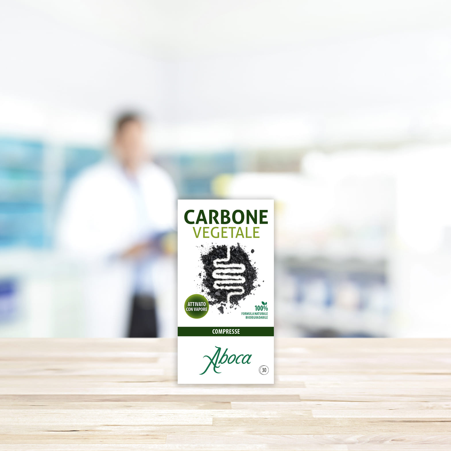 CARBONE VEGETALE 30 COMPRESSE