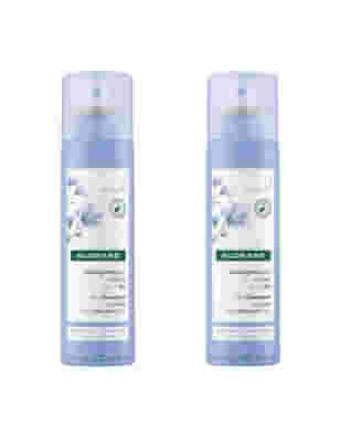 KLORANE DUO SHAMPOO SECCO LINO BIO 2 PEZZI DA 150 ML
