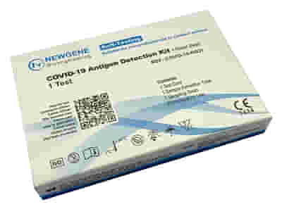 TEST ANTIGENICO RAPIDO COVID-19 NEWGENE AUTODIAGNOSTICO DETERMINAZIONE QUALITATIVA ANTIGENI SARS-COV-2 IN TAMPONI NASALI MEDIANTE IMMUNOCROMATOGRAFIA