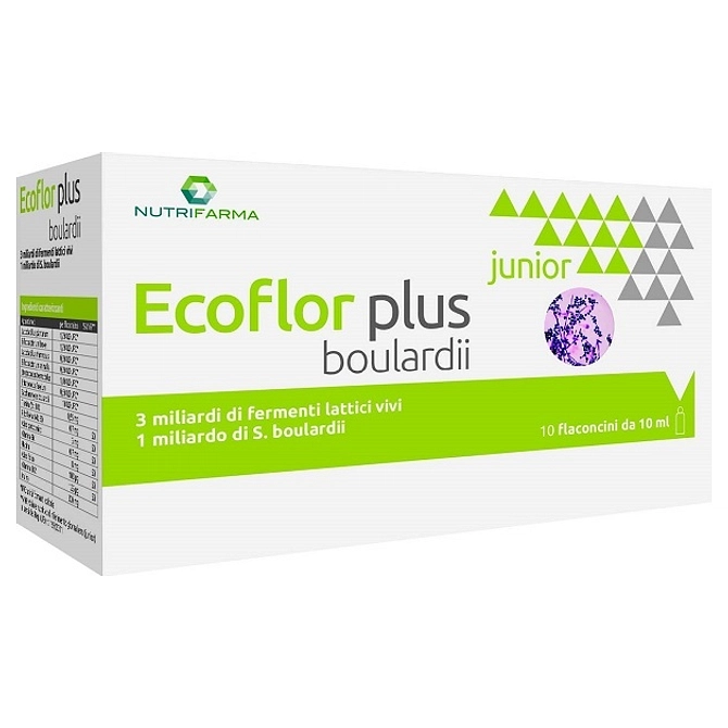 Ecoflor Plus Boulardii Junior 10 Flaconcini