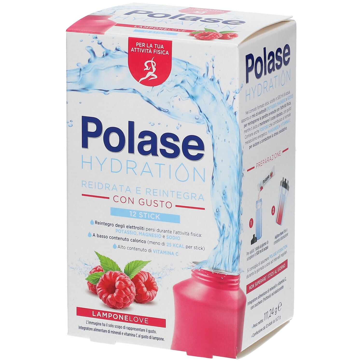 Polase Hydration Lampone 12 Bustine