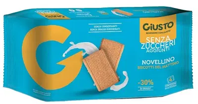GIUSTO SENZA ZUCCHERO BISCOTTI MATTINO 350 G GIUSTO SENZA ZUCCHERO BISCOTTI MATTINO 350 G