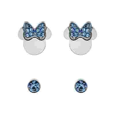 DISNEY SET ORECCHINI MINNIE BLU