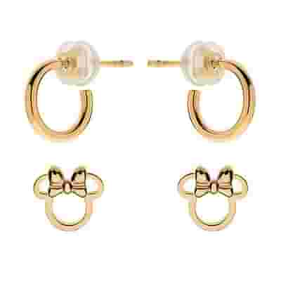 DISNEY SET ORECCHINI MINNIE GIALLO