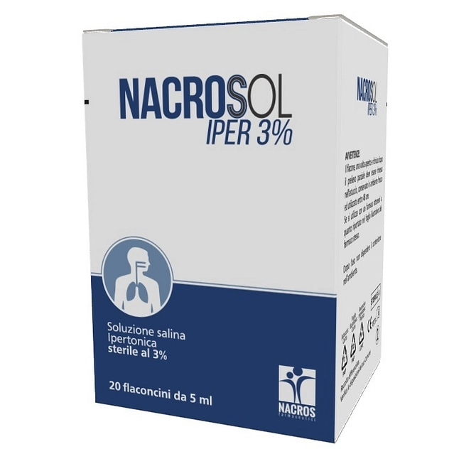 Nacrosol Iper 3% 20 Fiale Fisiologiche 5 Ml