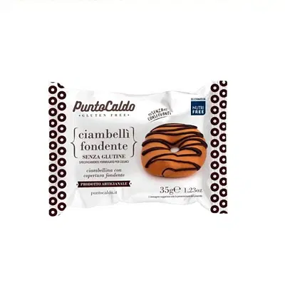 CIAMBELLI' FONDENTE CIAMBELLINA CON COPERTURA DI CIOCCOLATO FONDENTE 35 G CIAMBELLI' FONDENTE CIAMBELLINA CON COPERTURA DI CIOCCOLATO FONDENTE 35 G