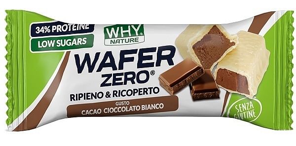 Whynature Wafer Zero Cacao Cioccolato Bianco 30 G