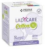LADYCARE ASSORBENTI COTTON IPOALLERGENICI GIORNO CON ALI 12 PEZZI PROFAR