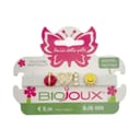 BJB009 BRACCIALE SILIC BIANCO GOLD PLATED