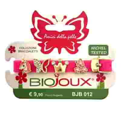 BJB012 BRACCIALE SILIC ROSA GOLD PLATED