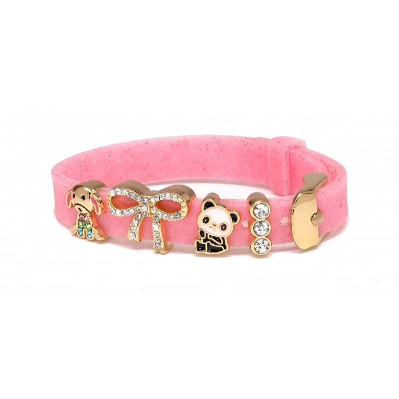 Bjb013 Bracciale Silic Pink Gold Plated