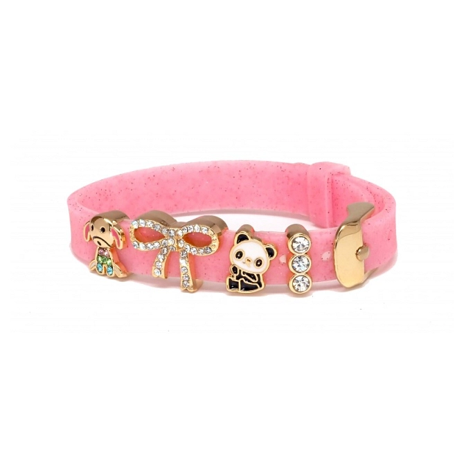 Bjb013 Bracciale Silic Pink Gold Plated